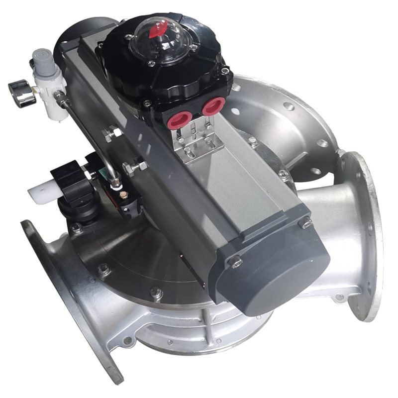 粉末三通阀与气力输送匹配原则(图1) 粉末三通阀与气力输送匹配原则